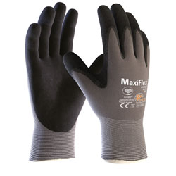 ATG MaxiFlex Ultimate Nylon-Strickhandschuh grau/schwarz Größe 11 ATG MaxiFlex Ultimate Nylon-Strickhandschuh grau/schwarz Größe 11