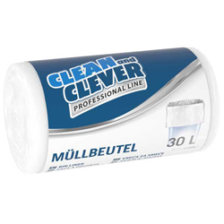 CLEAN and CLEVER PROFESSIONAL Müllbeutel 30 Liter PRO 73