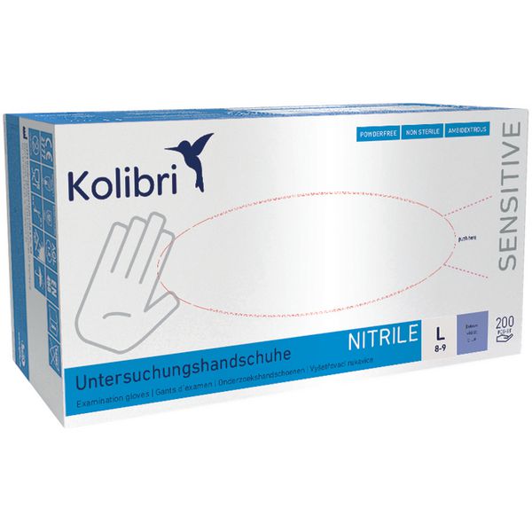Kolibri SENSITIVE Untersuchungshandschuhe, violet blue Kolibri SENSITIVE Untersuchungshandschuhe, violet blue