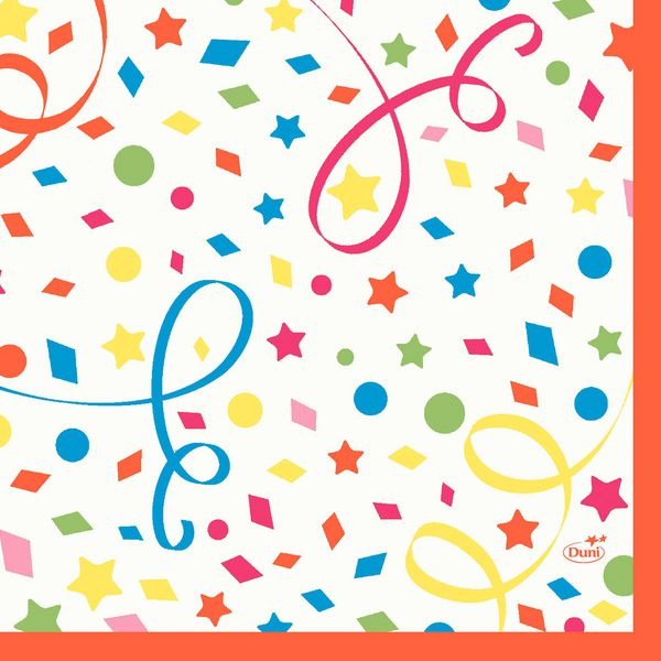Duni Servietten 33 x 33 cm confetti Duni Servietten 33 x 33 cm confetti