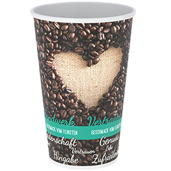 Huhtamaki Coffee-Cup 1-wandig - Motiv Geschmack vom Feinsten