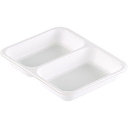 Duni Menüschale 2-geteilt weiß 810 ml Duni Menüschale 2-geteilt weiß 810 ml