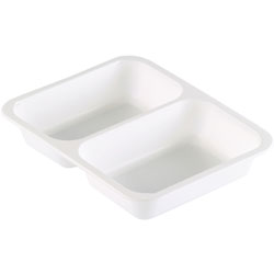 Duni Menüschale 2-geteilt weiß 1030 ml Duni Menüschale 2-geteilt weiß 1030 ml