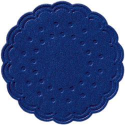 Duni Untersetzer 7,5 cm dunkelblau Duni Untersetzer 7,5 cm dunkelblau