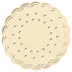Duni Untersetzer 7,5 cm champagne Duni Untersetzer 7,5 cm champagne
