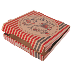 Pizzakarton - Modell Braun NYC - Motiv Pizzabäcker online kaufen - Verwendung 1