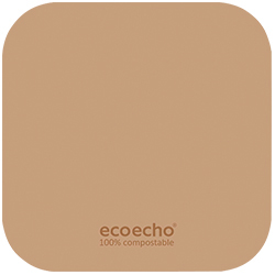 Vorschau: Duni Untersetzer eckig  8,5 x 8,5 cm Eco Brown (250 Stück) online kaufen - Verwendung 2