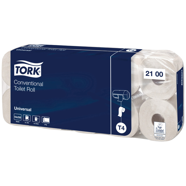 Tork Kleinrollen Toilettenpapier T4 Universal Tork Kleinrollen Toilettenpapier T4 Universal