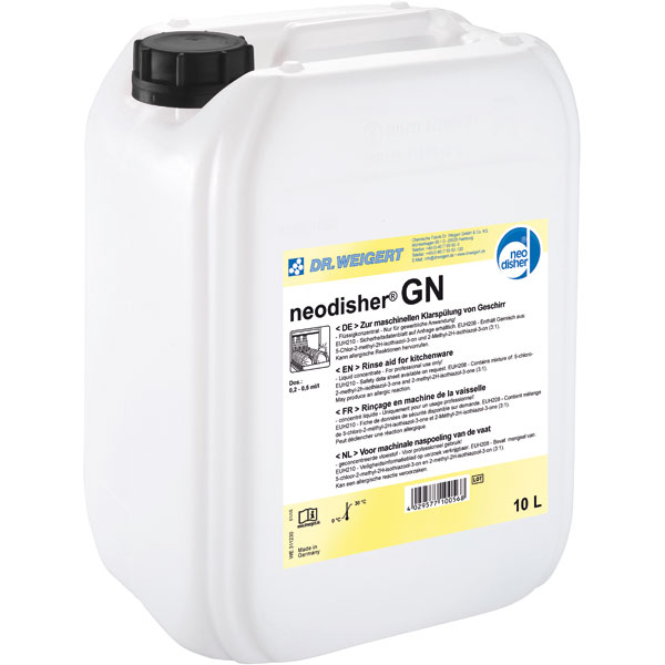 Vorschau: Dr.Weigert neodisher® GN Klarspülmittel 10 Liter online kaufen - Verwendung 1