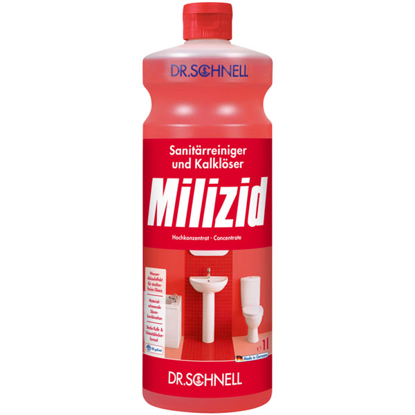 Dr.Schnell Milizid Sanitärreiniger-/Kalklöser 1 Liter