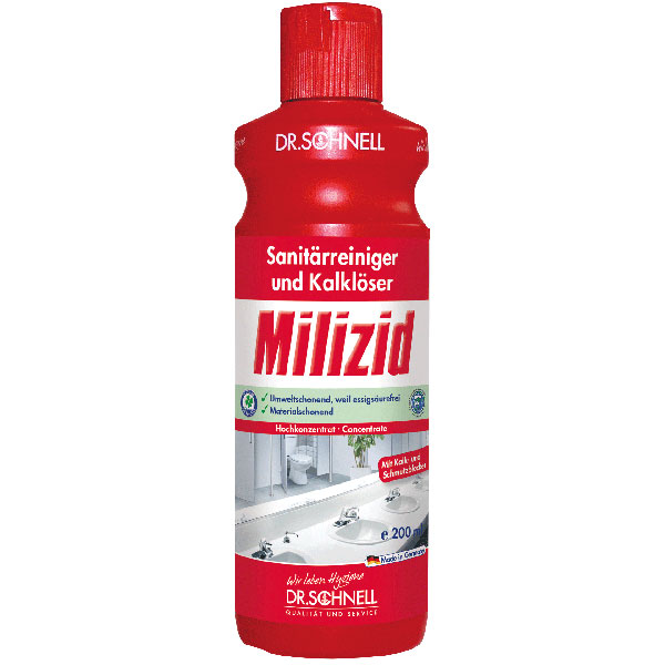 Dr.Schnell Milizid Sanitärreiniger-/Kalklöser 200 ml