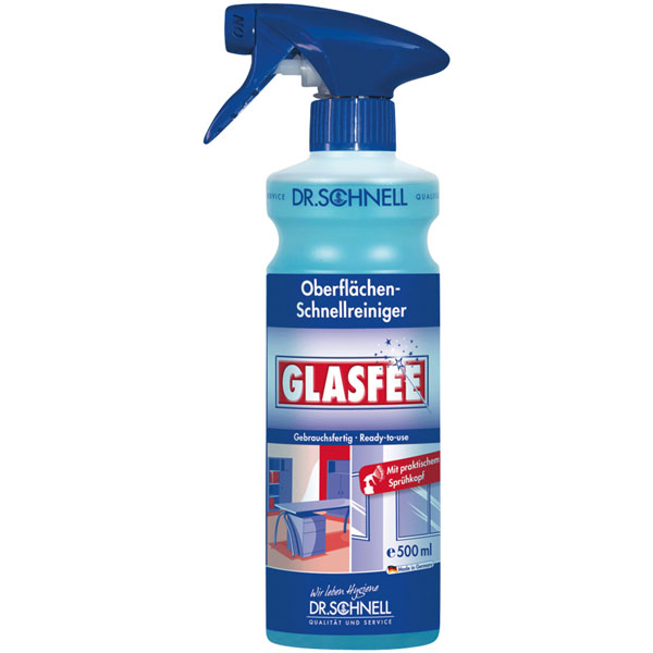 Vorschau: Dr.Schnell GLASFEE Glasreiniger Sprühflasche 500 ml online kaufen - Verwendung 1