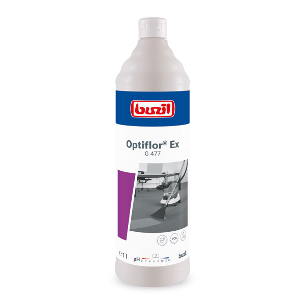 Buzil G477 Optiflor Ex Sprühextraktionsreiniger 1 Liter Buzil G477 Optiflor Ex Sprühextraktionsreiniger 1 Liter