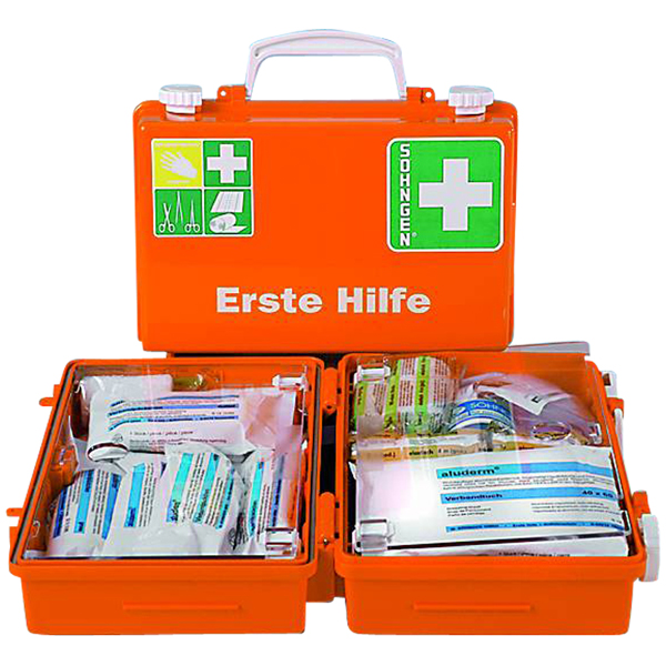 Erste Hilfe Koffer mit Wandhalterung Erste Hilfe Koffer mit Wandhalterung