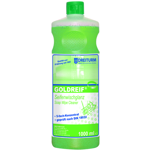 Dreiturm Goldfrei® Seifenwischglanz 1 Liter Dreiturm Goldfrei® Seifenwischglanz 1 Liter