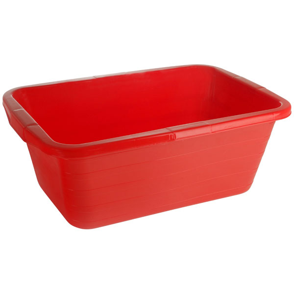 Wanne eckig 52 Liter rot Wanne eckig 52 Liter rot