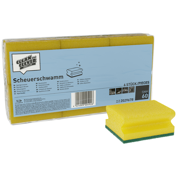 CLEAN and CLEVER SMART Scheuerschwamm klein SMA 60 online kaufen - Verwendung 1