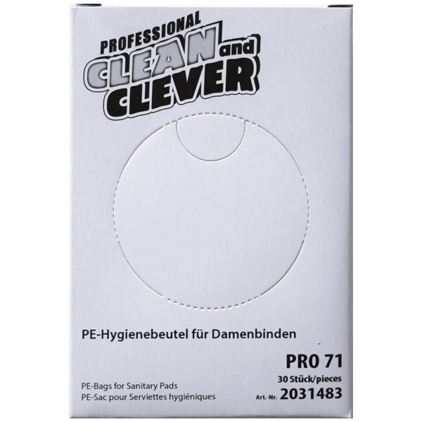Vorschau: CLEAN and CLEVER PROFESSIONAL Hygienebeutel PRO 71 online kaufen - Verwendung 1