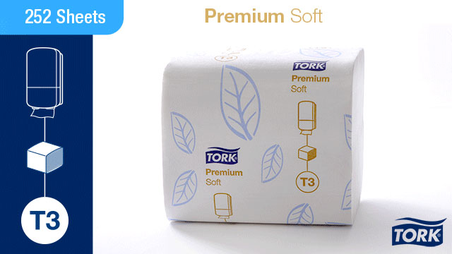 Vorschau: Tork Extra weiches Einzelblatt Toilettenpapier online kaufen - Verwendung 2