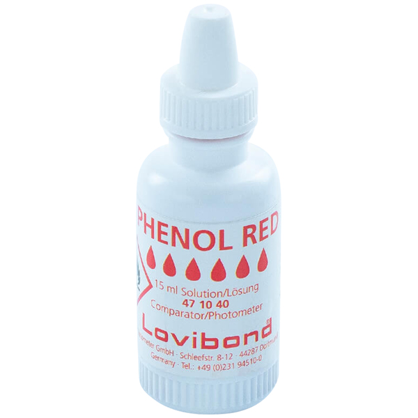Lovibond® Phenol Red pH-Lösung 15 ml Lovibond® Phenol Red pH-Lösung 15 ml