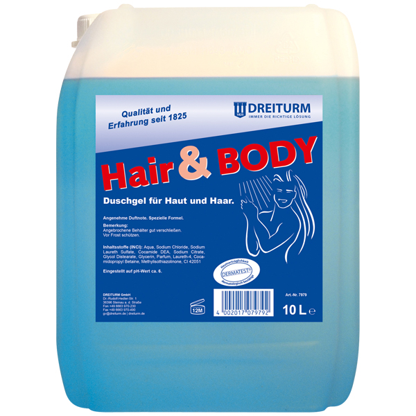 Dreiturm Hair & Body Shampoo 10 Liter online kaufen - Verwendung 1