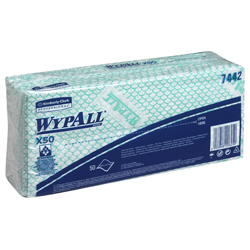 WypAll® X50 farbcodierte Reinigungstücher grün 7442 WypAll® X50 farbcodierte Reinigungstücher grün 7442