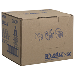 WypAll® X50 farbcodierte Reinigungstücher gelb 7443 WypAll® X50 farbcodierte Reinigungstücher gelb 7443