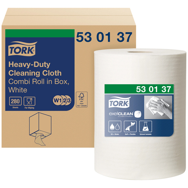Tork W1-W3 Reinigungstücher extra stark Weiß (280 Tücher) online kaufen - Verwendung 1