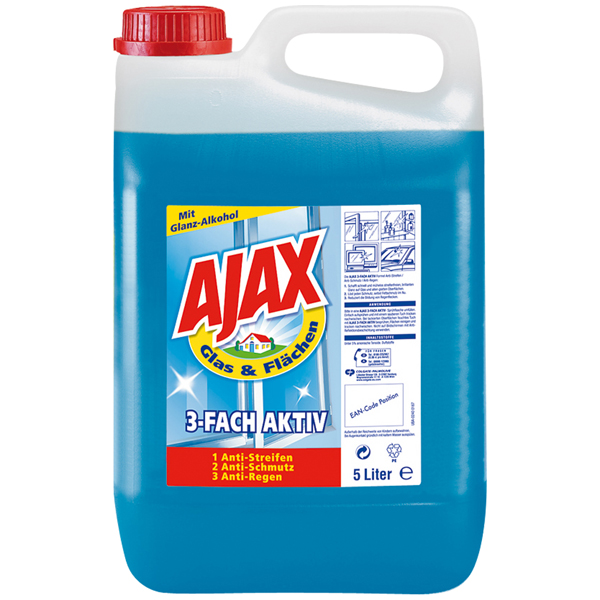 Ajax Glas- & Flächenreiniger 5 Liter