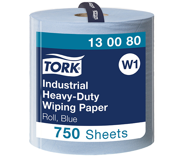 Vorschau: Tork W1 Papierwischtücher extra stark Blau (750 Tücher) online kaufen - Verwendung 1