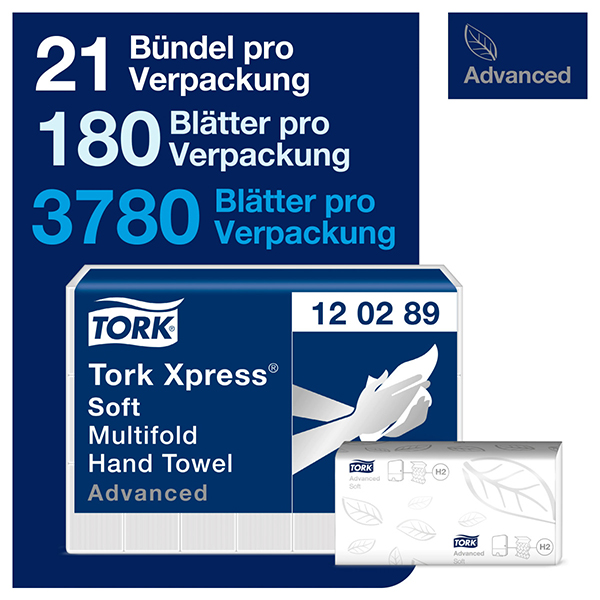 Vorschau: Tork Xpress® weiches Multifold Handtuch online kaufen - Verwendung 2