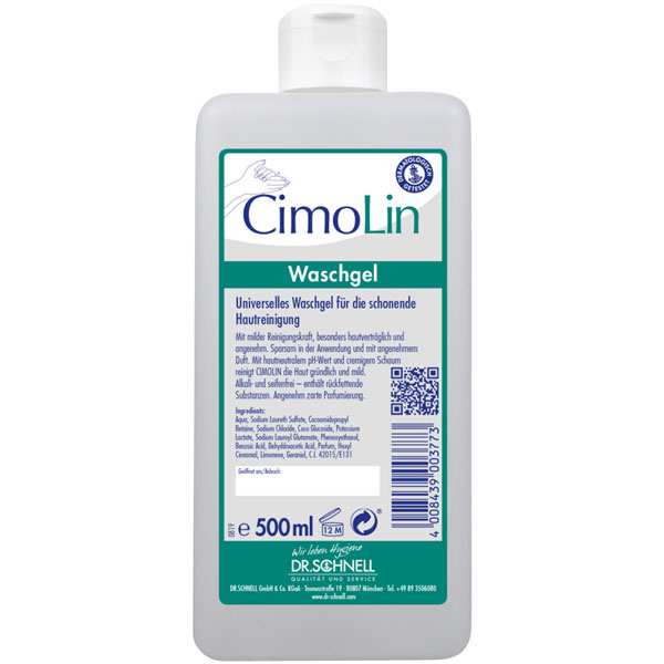 Vorschau: Dr.Schnell Cimolin Waschgel Händedesinfektion 500 ml online kaufen - Verwendung 1