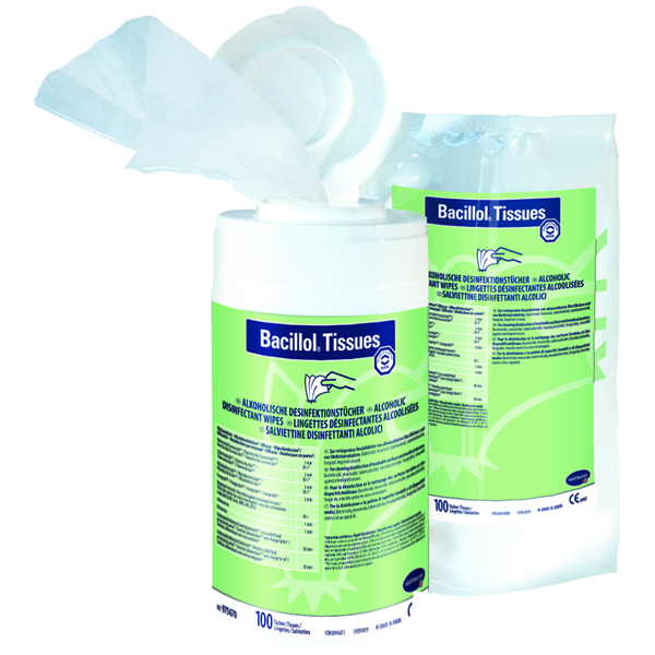 Hartmann Bacillol® Tissues Desinfektionstücher (Nachfüllbeutel) online kaufen - Verwendung 1