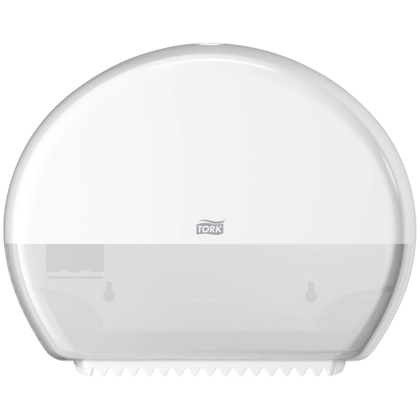 Tork T2 Mini Jumbo Toilettenpapier-Spender Weiß Tork T2 Mini Jumbo Toilettenpapier-Spender Weiß
