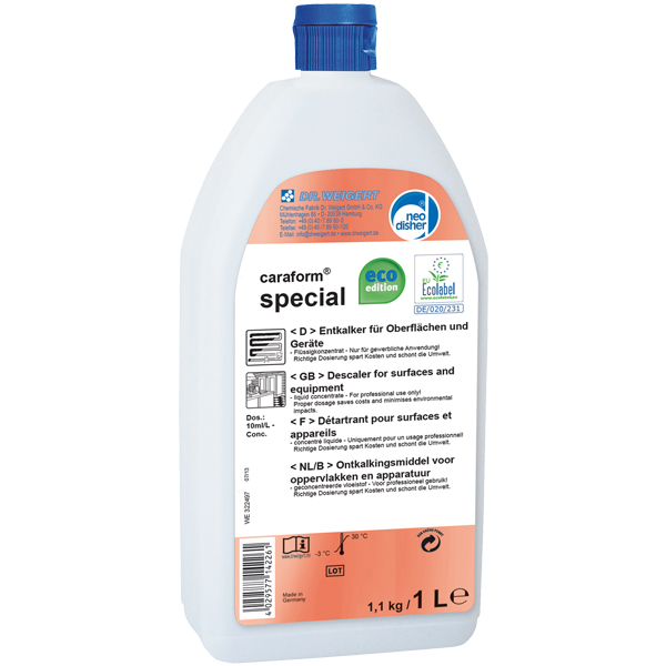 Vorschau: Dr.Weigert caraform® special Entkalker 1 Liter online kaufen - Verwendung 1