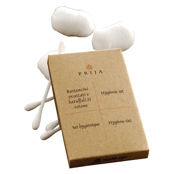 Prija Hygieneset 4 Wattestäbchen + 3 Wattebäusche Prija Hygieneset 4 Wattestäbchen + 3 Wattebäusche