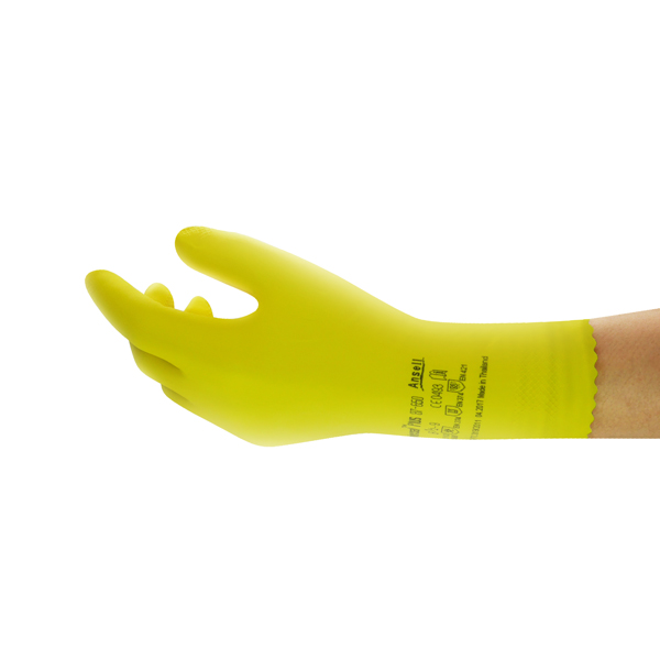 Vorschau: Ansell Universal™Plus Chemikalienschutz-Handschuh gelb Größe 7,5 online kaufen - Verwendung 2