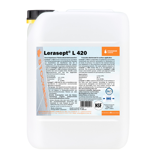 Lerasept® L420 Flächendesinfektion 10 kg