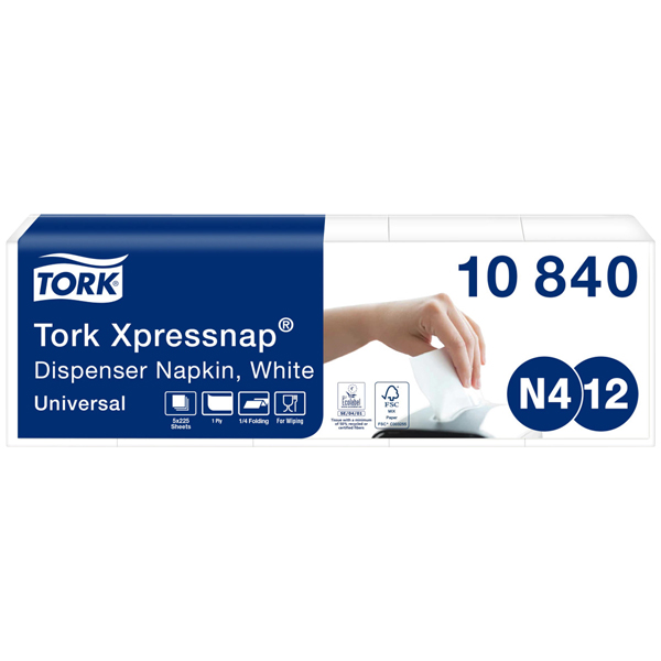 Tork Xpressnap® Spenderserviette Interfold 1-lagig - hochweiß online kaufen - Verwendung 1