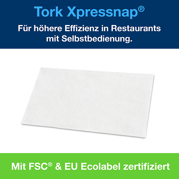 Tork Xpressnap® Spenderserviette Interfold 1-lagig - hochweiß online kaufen - Verwendung 3