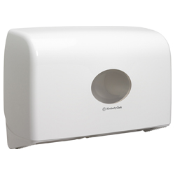 Aquarius™ Twin Mini Jumbo Toilettenpapierspender weiß 6947 Aquarius™ Twin Mini Jumbo Toilettenpapierspender weiß 6947