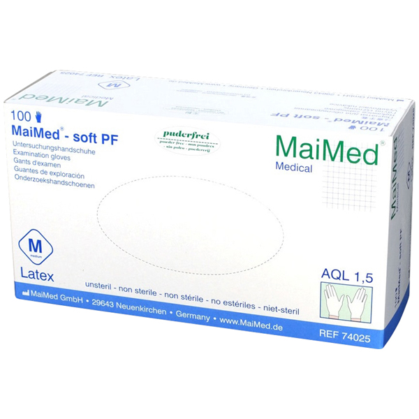 MaiMed-soft PF Latex U-Handschuh weiß Gr.L online kaufen - Verwendung 1