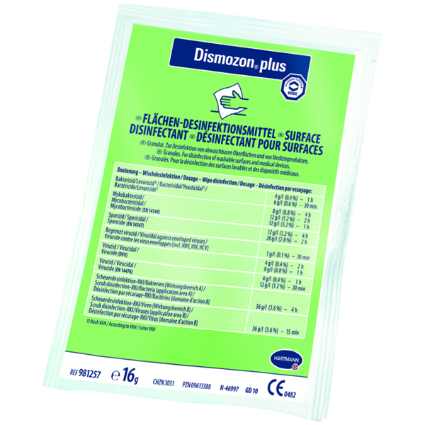 Hartmann Dismozon® plus Flächendesinfektion-Granulat 50 x 16 g Hartmann Dismozon® plus Flächendesinfektion-Granulat 50 x 16 g