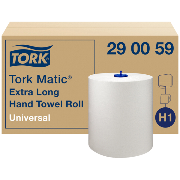 Tork H1 Matic® Rollenhandtuch extra lang Hochweiß (6 x 280 Meter) online kaufen - Verwendung 1