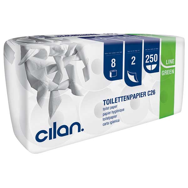 Vorschau: Cilan Tissue Toilettenpapier C26 online kaufen - Verwendung 1