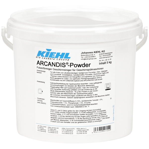 Kiehl Acrandis®-Powder Geschirreiniger 5 kg Kiehl Acrandis®-Powder Geschirreiniger 5 kg