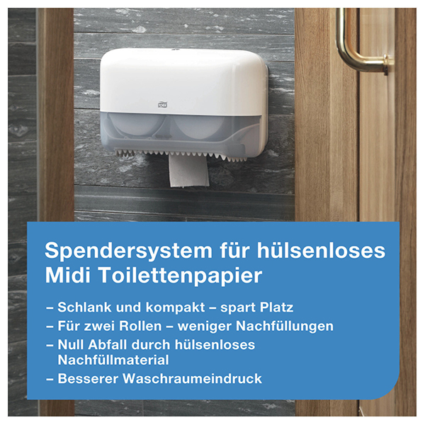 Vorschau: Tork Hülsenloses Midi Toilettenpapier online kaufen - Verwendung 9