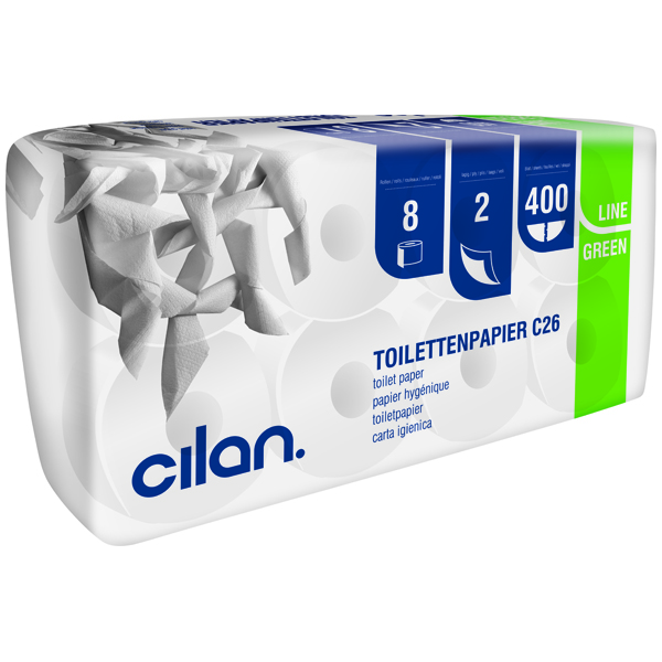 Cilan Tissue C 26 Toilettenpapier Green-Line weiß ( 48 Rollen )