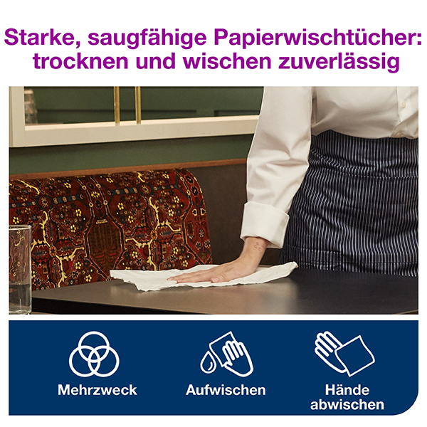 Tork Reflex Starke Mehrzweck Papierwischtücher online kaufen - Verwendung 3