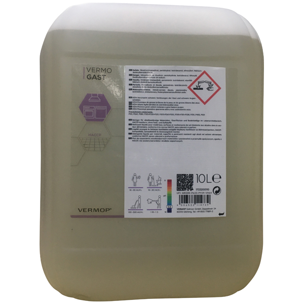 Vermop Vermo Gast Fettlöser 10 Liter Produktbild 1 Vermop Vermo Gast Fettlöser 10 Liter online kaufen - Verwendung 1